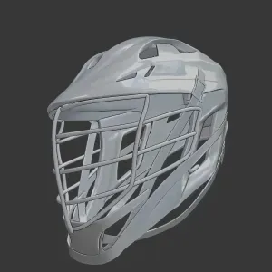 Lacrosse Helmet – High-Detail 3D Printable Sports Helmet