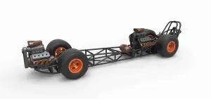 Diecast Front engine AWD dragster Scale 1:25