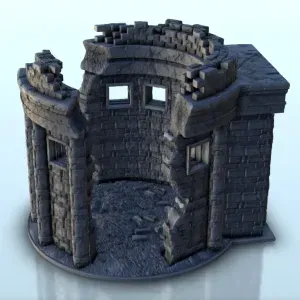 Ruins 34 - Terrain Scenery Miniatures Diorama Medieval Old