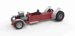 Pulling truck 2wd Hot rod Scale 1:25