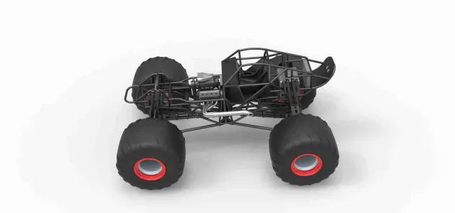 Monster truck base Version 2 Scale 1:25 — Фото 6 из 9
