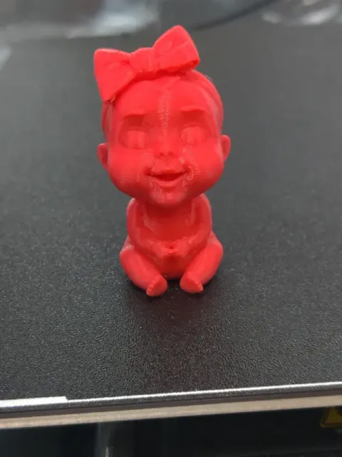 Adorable 3D printed baby girl figurine — Image 2 of 6