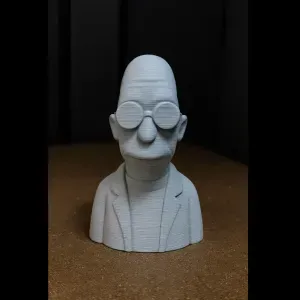 Bust Professor Hubert J. Farnsworth (Futurama)