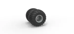 Monster Jam Double Wheel Scale 1:25