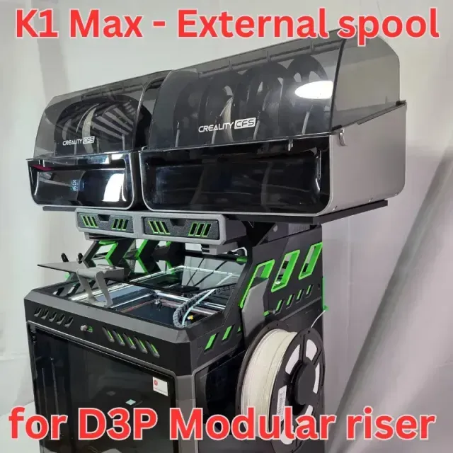Interchangeable spool holder for K1 Max - K2 Plus D3P riser — Фото 8 из 8