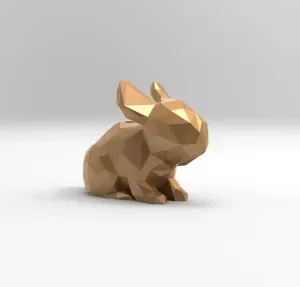 Cute Little Low Poly Rabbit