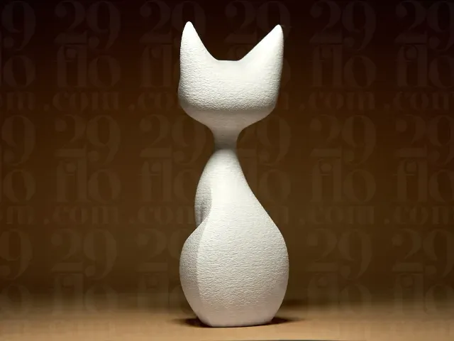 Elegant Cat Sculpture — Image 5 of 5