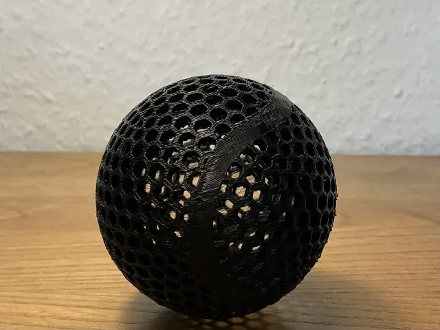 An airless tennis ball — Image 3 of 6