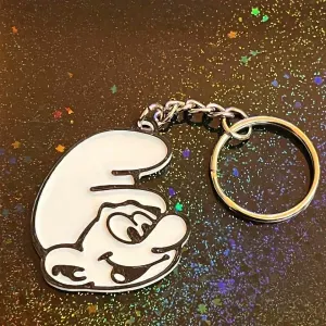 Keychain Smurf Face