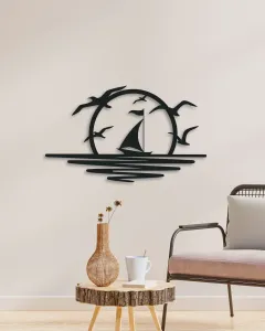 WallArt - Sea Ship Birds