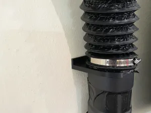 10 cm Pipe wall mount