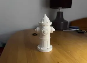 1:12 Scale Fire Hydrant 3D Model