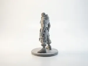 Hooded Soldier Figurine Street Style 3D Printable