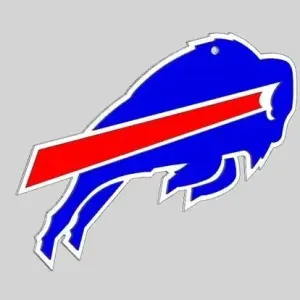 Buffalo Bills. Designed in layers for multi-color printing.