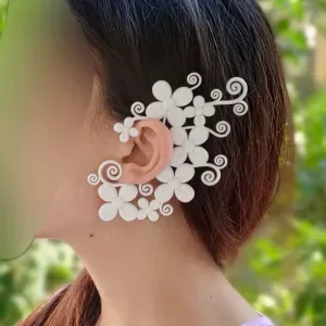 Flowers Ear Cuff
