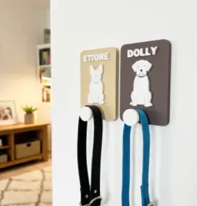 Dachshund Leash Holder with Custom Name