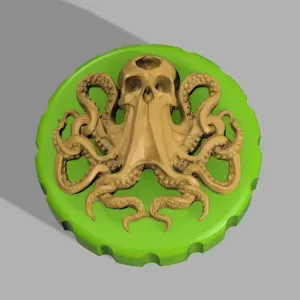 Kraken - Stash Jar Lid