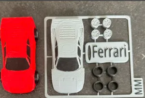 Ferrari race car card kit
