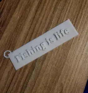 Fishing keychain