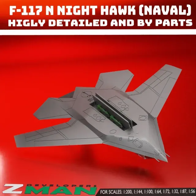 F-117N (NAVAL STEALTH BOMBER) V2 — Фото 9 из 9