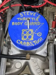 Throttle Body / Carburetor Guard