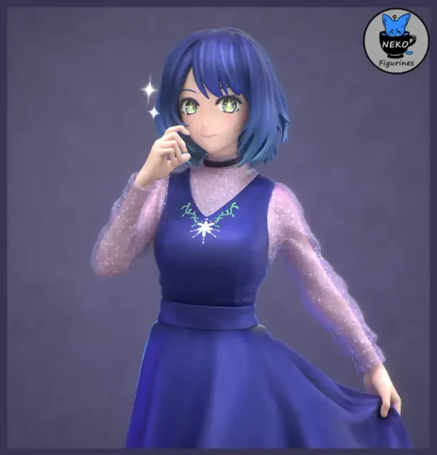 Akane Kurokawa - Oshi No Ko Anime Figurine for 3d Printing