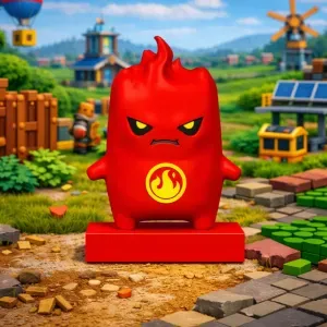 Fortnite Lego Fire Sprite Mini Fig (3)
