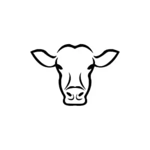 logo ganado vacuno vaca toro buey
