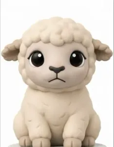 Little Lamb Coffee Topper