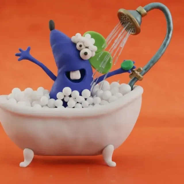 Ratinho m,banho de espuma, Castelo Rá-Tim-Bum