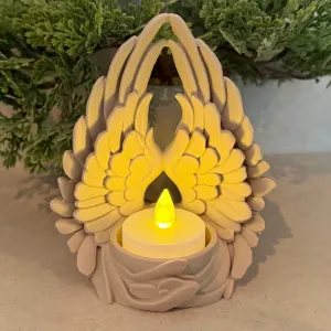 Angel Wings Candle Holder