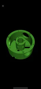 Real lathe Chuck model with close tolerances