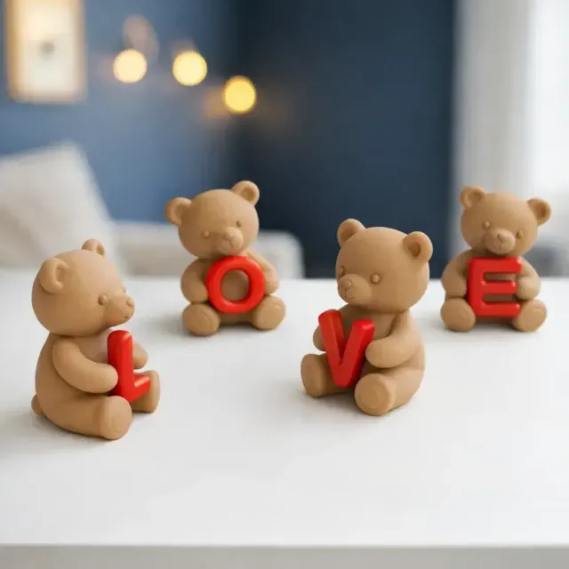 Love Toy Bear Figures Set — Image 7 of 9
