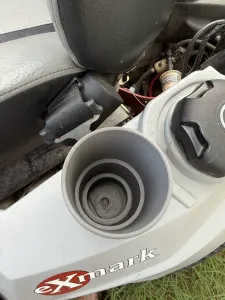 Exmark Radius Cupholder adapter for larger cups