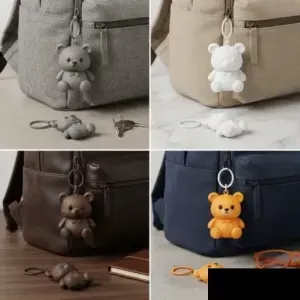 Cute Multicolor Teddy Bear Keychain & Gift Toy