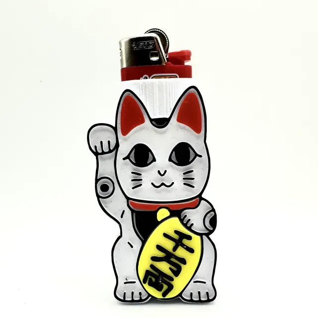 Lucky Cat lighter case
