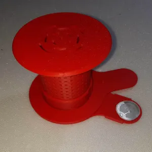 Tube of spool CSF for added silica beads with RFID slot