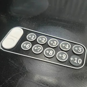 MTG +1 to +10 counters and holder 12mm