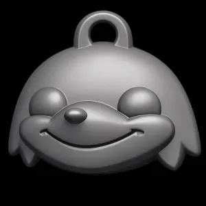 Ugandan Knuckles Cartoon Keychain
