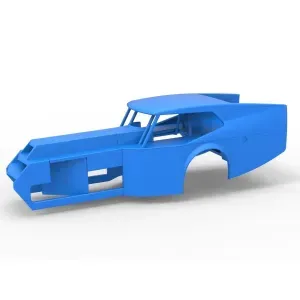 Shell of Vintage Dirt Modified stock car V5 Scale 1:25