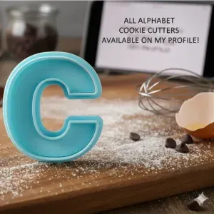 letra C cookie cutter
