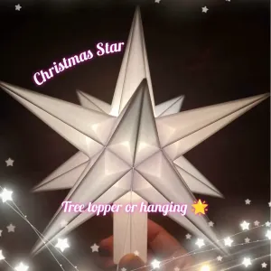 LED Christmas Star - Hanging or Tree topper