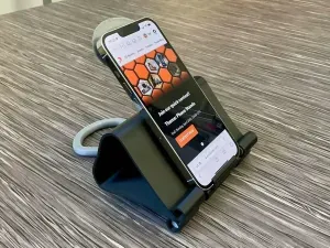 Giant Binder Clip Phone Stand v2