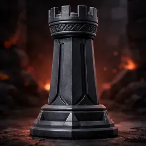 Rook Spires Chess Piece