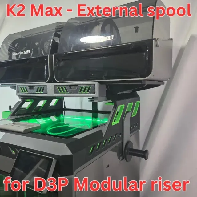 Interchangeable spool holder for K1 Max - K2 Plus D3P riser — Фото 3 из 8