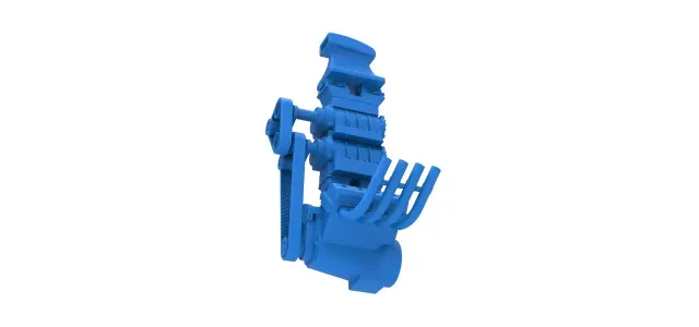 Engine V8 with double supercharger Version 8 Scale 1:25 — Фото 3 из 9