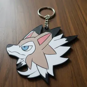 Keychain - Lycanroc Midday Form - stl/3mf