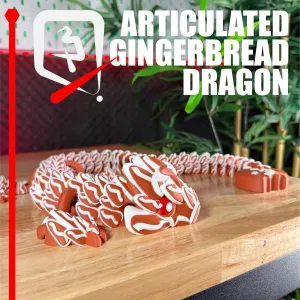 Elder Articulated GingerBread Dragon
