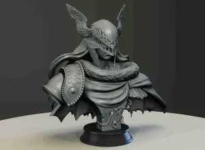 MALENIA - ELDEN RING (HIGH DETAILS) READY TO PRINT 3D MODEL