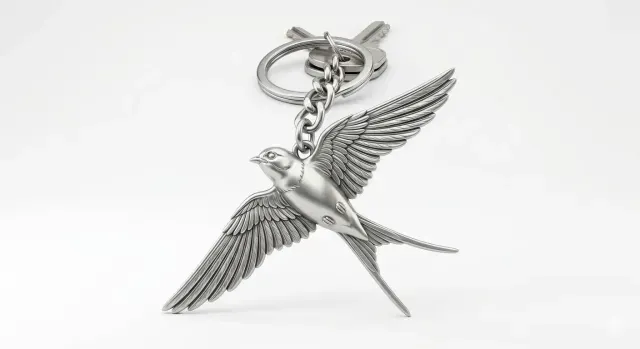 swallow keychain — Image 2 of 3